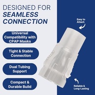 Adaptador Universal Snugell para AirMini: Conecte Qualquer Máscara ao Seu CPAP de Viagem - imagem 5