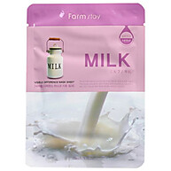 Máscara Facial Farmstay Milk: Pele Macia e Radiante - imagem 1