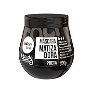 Máscara Matizadora Preta #todecacho: Preto Intenso! - imagem 1