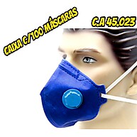 Máscara PFF1 com Válvula: Proteção e Conforto! - imagem 1