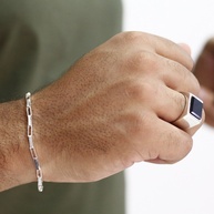 Pulseira Prata 925 Cartier: Elegância Masculina - imagem 2