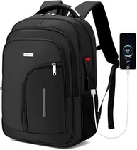 Mochila Masculina Executiva Grande Reforçada para Notebook Trabalho, Viagem e Escola Design Antifurto, Impermeável, com Cabo Reforçado, Saída USB e Fone, Conforto Segurança e Durabilidade, Unissex - imagem 1