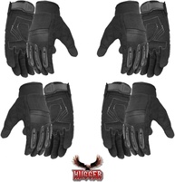 Luvas masculinas "resfriadas a ar", de tricô sem suor, extremamente confortáveis, para a polícia e motocicletas, Preto, Large - imagem 2