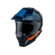 Capacete Masculino Bieffe B-Trail Frontier Azul com Óculos Integrado - Segurança e Estilo para Sua Moto - imagem 4