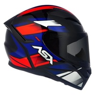 Kit Capacete Masculino ASX City Start Azul Esportivo com Viseira Fumê - Segurança e Estilo para Seu Rolê! - imagem 4