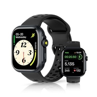Smartwatch Feminino e Masculino com GPS, Alexa, 3ATM Natação e Chamadas Bluetooth - Preto - imagem 2