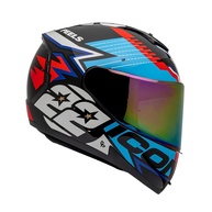 Capacete Peels Icon RT Azul Masculino com Óculos Interno - Segurança e Estilo para Sua Moto - imagem 1