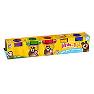 Masha e o Urso: Kit de Massinhas 50g – Diversão Criativa! - imagem 1