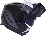 Capacete Robocop LS2 Scope Mask Articulado: Segurança e Estilo Preto e Titanium Fosco - imagem 2