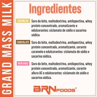 Grand Mass Milk Protein: Hipercalórico Sem Soja para Ganho de Massa - imagem 2