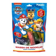 Massa de Modelar Patrulha Canina: 12 Cores + 6 Moldes! - imagem 1