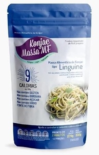 Kit 3 Konjac Massa Longa: Espaguete, Fettuccine, Linguine - imagem 4