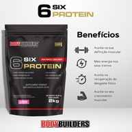 Kit Six Protein + Creatina + Glutamina: Ganhe Massa! - imagem 2