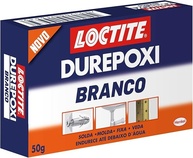 Loctite Massa Adesiva Durepoxi Branco, Massa Epóxi para reconstrução, modelagem, fixação e vedação, Resina Epóxi para uso doméstico, profissional e de artesanato, Cola Moldável, 1x50g - imagem 1