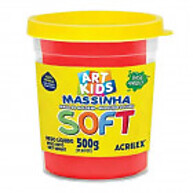 Massinha Modelar Soft 500g: Crie e Divirta-se! - imagem 1