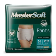 MasterSoft Pants P/M: 16 Unidades Descartáveis - imagem 1