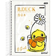 Caderno Universitário B.Duck: Kit 4 Unidades 10 Matérias - imagem 2
