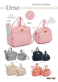 Frasqueira Térmica Maternidade Urso Rosa - Baby Nut com Detalhe em Pérolas - imagem 3