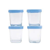Kit 4 Potes de Vidro 150ml para Leite Materno e Papinhas Azul - Petit Piá - imagem 1