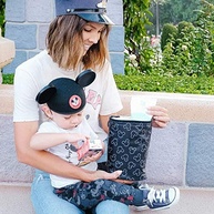 J.L. Childress Disney Baby Por Tall Twocool Cooler - Bolsa Térmica para Leite Materno Mickey Preto - imagem 3