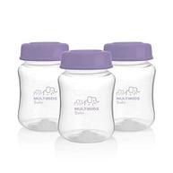 Kit 3 Potes para Armazenar Leite Materno 180ml - Seguro, Antivazamento e Livre de BPA - imagem 2