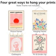 6 Pôsteres de Arte Moderna com Estilo Matisse Rosa - Conjunto Decorativo para Parede - imagem 4