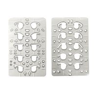 Baoblaze Conjunto de Matrizes para Cortar Olhos de Boneca - Ferramenta de Precisão em Metal para Artesanato - imagem 1
