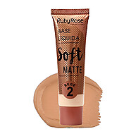 Base Soft Matte Bege Ruby Rose: Pele Perfeita com Acabamento Matte - imagem 1