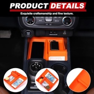 Bandeja Organizadora Console Central Laranja para Ford Maverick 2022-2025 | Acessórios Premium - imagem 3