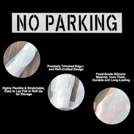 Estêncil "Proibido Estacionar" Mavis Laven: Silicone Premium 89" x 15.8" para Marcações Duradouras - imagem 4