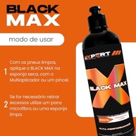 EXPERT Hidrorrepelente Pneu Black Max 500mL: Brilho e Proteção Duradoura - imagem 5