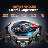 Basike W88 Pro Max Ultra: Smartwatch AMOLED 1.43" com GPS, 3ATM e Notificações - imagem 4