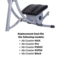 Assento de Reposição Ab Coaster: Renove seu Treino MAX, P500, PS750 e Pro - imagem 3