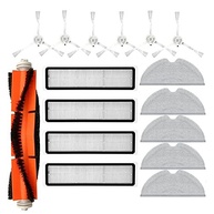 Kit de Acessórios para Aspirador Dreame D9, D9 Max, D9 Pro, L10, L10 Pro - 1 Escova Principal, 4 Filtros HEPA, 6 Escovas Laterais, 5 Pano de Mop - imagem 2