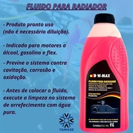 Kit 2x Fluido Arrefecimento Radiador W-Max Wurth: Proteção e Desempenho Máximo - imagem 4