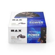 Max Titanium Power Protein Bar - 12 Unidades 41G Cookies - - imagem 2
