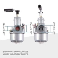 Carburador GOOFIT 12mm para Puch Maxi, Sport, Luxe, Newport, E50, Magnum, MKII, Cobra 50cc - imagem 3