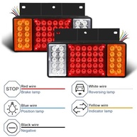 Kit 2 Luzes Traseiras LED 50 Lâmpadas para Reboque e Caminhão (10-30V) - Segurança e Visibilidade Máxima - imagem 4