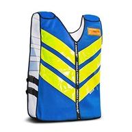 Colete Motoboy Pro Tork Refletivo Azul Tam. G - Segurança e Visibilidade Máxima - imagem 2