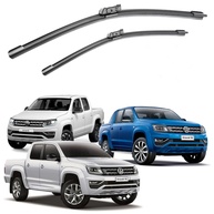 Par Palheta Limpador Parabrisa Silicone Chuva Amarok 2010-2023 - Visibilidade Máxima - imagem 1