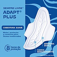Absorvente Externo Sempre Livre Adapt Plus – Conforto e Proteção Máxima - imagem 2