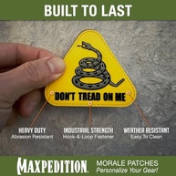 Patch "Don't Tread on Me" Maxpedition Gear: Durabilidade e Estilo Tático - imagem 4