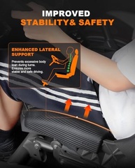 Almofada Lateral de Assento UTV Can-Am Maverick X3/X3 Max/R 2017-2025 - Conforto e Estilo Fibra de Carbono - imagem 5