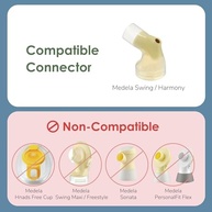 Tubo de Substituição para Bomba de Leite Medela Swing - 1 Unidade Sem BPA - Peça Original Maymom - imagem 5