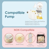 Maymom Tubo para Bomba de Leite Maxflow Pro + - Compatível com Medela PersonalFit, Sem BPA - imagem 5