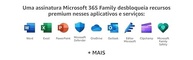 Microsoft 365 Family + Antivírus McAfee Premium Family 2024 - Licenças Físicas para Dispositivos, Segurança Avançada e Suporte Técnico (PAI) (Microsoft 365 Family Antivírus Premium Family) - imagem 4