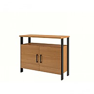 Armário Escritório Industrial: 2 Portas, 100% MDF - imagem 2