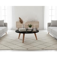 Mesa Centro Tripé Tampo MDF 52cm - Design Moderno e Versátil para Ambientes Pequenos - imagem 5
