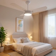 Ventilador de Teto Beltempo Brizzo 220V com LED 6500K e Pás em MDF - Silencioso e Potente - imagem 3