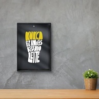 Quadro Decorativo Porta Tampinhas de Cerveja - Design Moderno em MDF Resistente - imagem 3